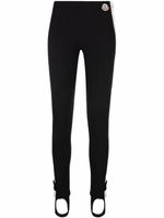 Moncler legging fuseau à taille haute - Noir - thumbnail