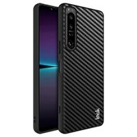 Imak LX-5 Sony Xperia 1 IV Hybrid Hoesje - Koolstofvezel - Zwart