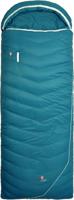 Grüezi Bag Biopod DownWool Subzero Comfort Slaapzak (4 °C) - Slaapzak Dekenmodel - Links - Autumn Blue