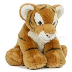 Pluche speelgoed tijger dierenknuffel 30 cm