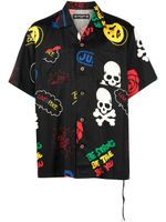 Mastermind Japan chemise à logo imprimé - Noir