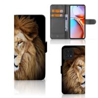 Motorola Edge 40 Pro | Telefoonhoesje | Met pasjeshouder | Leeuw