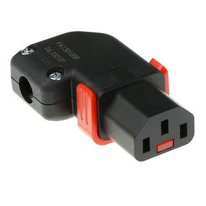 ACT SFO66A C13 IEC Lock+ Rewirable Links/Rechts Haaks Connector