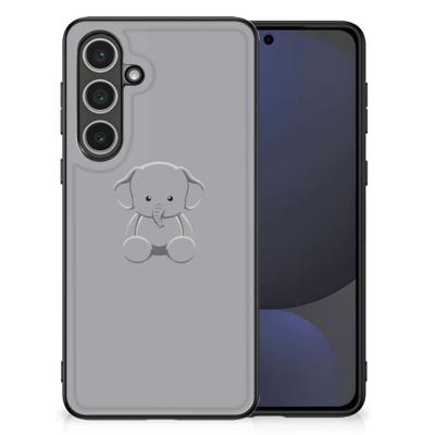Samsung Galaxy S24 FE Hoesje Grijs Baby Olifant