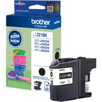 Brother LC-221BK inktcartridge 1 stuk(s) Origineel Zwart - thumbnail