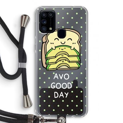 Avo Good Day: Samsung Galaxy M31 Transparant Hoesje met koord
