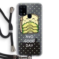 Avo Good Day: Samsung Galaxy M31 Transparant Hoesje met koord