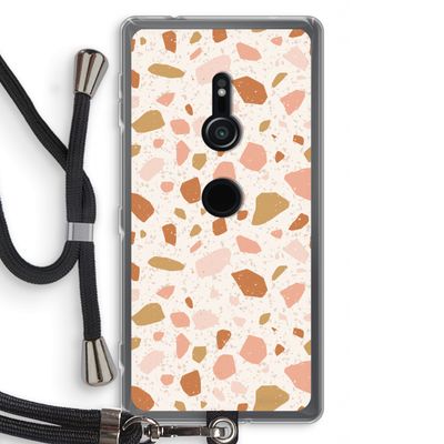 Terrazzo N°18: Sony Xperia XZ2 Transparant Hoesje met koord