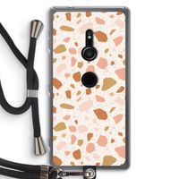 Terrazzo N°18: Sony Xperia XZ2 Transparant Hoesje met koord