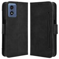 Motorola Moto G Play (2024) Cardholder Series Portemonnee Hoesje - Zwart