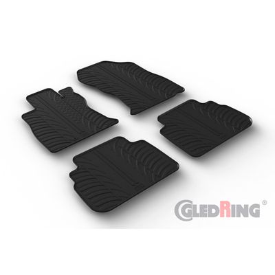 Rubbermatten passend voor Subaru Forester (SK) 2018- (T profiel 4-delig + montageclips) GL0678