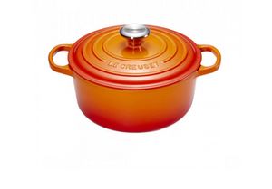 Le Creuset Signature Ronde Braadpan 24 cm Oranjerood