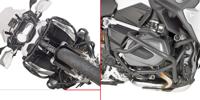 GIVI Valbeugel, Valbeugels voor de moto, TN5128 Zwart gepoedercoat staal onderzijde