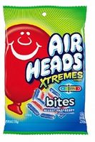 Airheads Airheads - Xtreme Bites Blue Raspberry Peg Bag 170 Gram