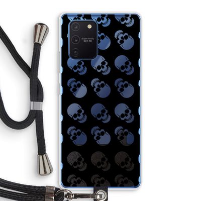 Musketon Skulls: Samsung Galaxy Note 10 Lite Transparant Hoesje met koord
