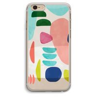 Bold Rounded Shapes: iPhone 6 Plus / 6S Plus Transparant Hoesje