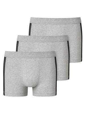 Schiesser - 95-5 - Shorts - 3-pack - licht grijs, Maat:2XL