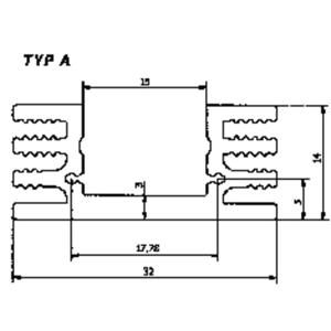 Fischer Elektronik 10022548 SK 75 37,5 SA Koellichaam 6.8 K/W (l x b x h) 37.5 x 32 x 14 mm TO-220, TO-126