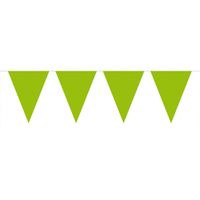 Lime groene vlaggenlijn XL 10 meter - thumbnail