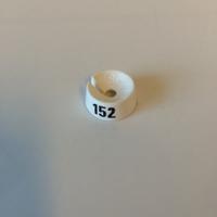 MB wit/zwart 152 voor op kledinghanger