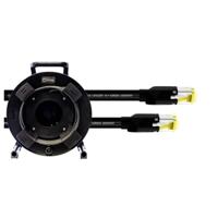 Cordial 15585 RJ45 Netwerkkabel, patchkabel CAT 7a S/FTP 50.00 m Zwart PUR-mantel 1 stuk(s)