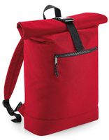 Atlantis BG286 Recycled Roll-Top Backpack - Classic-Red - 32 x 44 x 13 cm