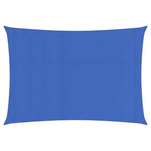 Zonnezeil 160 g/m rechthoekig 5x7 m HDPE blauw