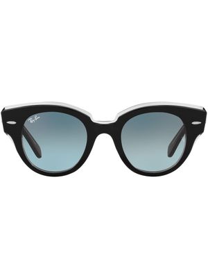 Ray-Ban lunettes de soleil à effet dégradé - Gris