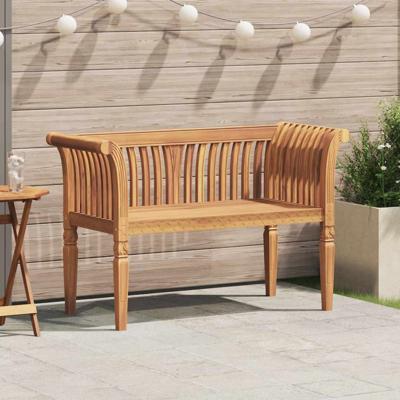Tuinbank Bruin 127,5 x 52 x 80 cm Massief teakhout
