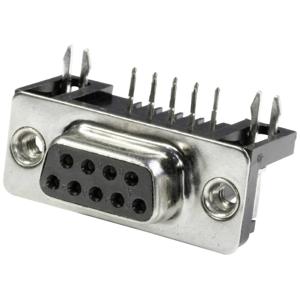 Connfly DS1037-09FNBKT7-0CC D-sub female connector Aantal polen: 9 Soldeerpennen 1 stuk(s) Tray