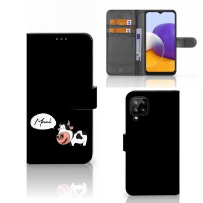 Samsung Galaxy A22 4G | M22 Leuk Hoesje Cow Samsung Galaxy A22 4G | M22 Leuk Hoesje Cow