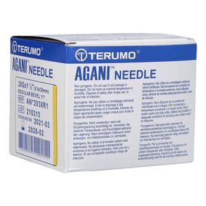 Terumo Naald Agani 20g 1 1/2 Rb Geel 100