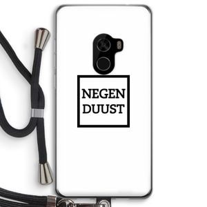 Negenduust vierkant: Xiaomi Mi Mix 2 Transparant Hoesje met koord