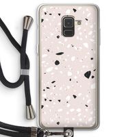 Terrazzo N°20: Samsung Galaxy A8 (2018) Transparant Hoesje met koord