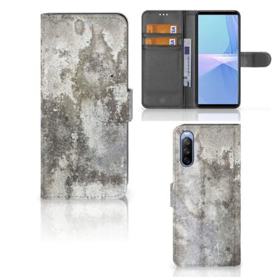 Sony Xperia 10 III | Bookcase | Beton Print