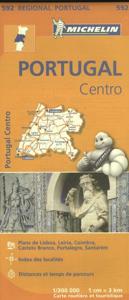 Michelin Wegenkaart 592 Portugal Midden (Paperback)