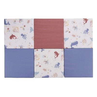 TINEO Maxi Vloerkleed Malin Treasures of the ocean 5 in 1 - Schaalbaar - Afneembare hoes - 180x200 cm -