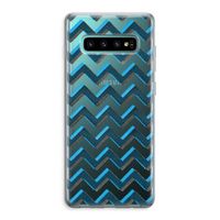 Onderbroken lijn: Samsung Galaxy S10 Plus Transparant Hoesje