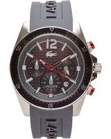 Lacoste horlogeband 2010710 / LC-62-1-27-2464 Rubber Grijs 22mm