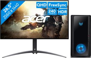 Acer Predator Orion 3000 655 I7148GS + Acer Predator X27Ubmiipruzx