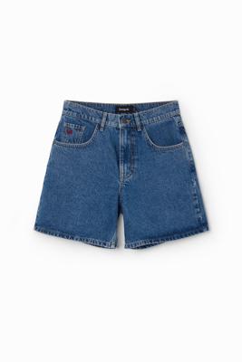 Effen spijkershort - BLUE - 42