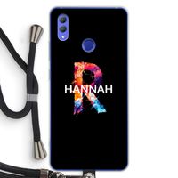 Abstract Spectrum: Honor Note 10 Transparant Hoesje met koord