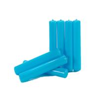 Koelelementen voor fles - Set van 7x - 6,5 x 6,5 x 12 cm - blauw