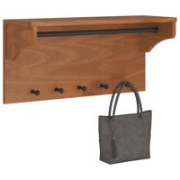 Wandkapstok SANDNES 87x30x42 cm massief grenenhout