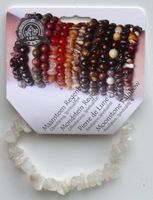 Splitarmband maansteen regenboog