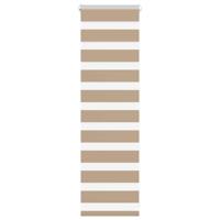 VidaXL Zebra blind 45x100 cm stofbreedte 40,9 cm polyester zandbruin