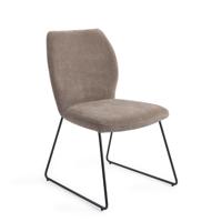 Jesper Home Eetkamerstoel 'Ikata' Slide Black, kleur Mocha Mist