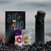 Air Up ® 480 ml Steel Bottle Black starterskit + twee pods - thumbnail