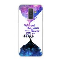 Stars quote: Samsung Galaxy A6 Plus (2018) Transparant Hoesje Stars quote: Samsung Galaxy A6 Plus (2018) Transparant Hoesje