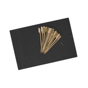 Tapas serveerplank 30 cm met prikkers 12 cm